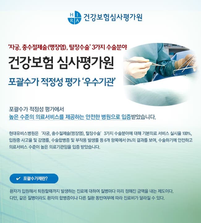 [건강보험 심사평가원 ]포괄수가 적정성평가 우수기관 사진 1