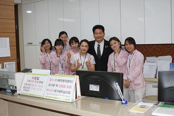 송영길 인천시장, 현대유비스병원 시찰 사진 5