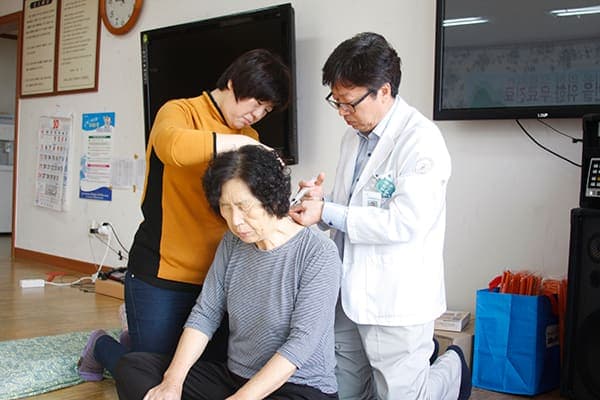 대청도 의료봉사 실시 사진 2