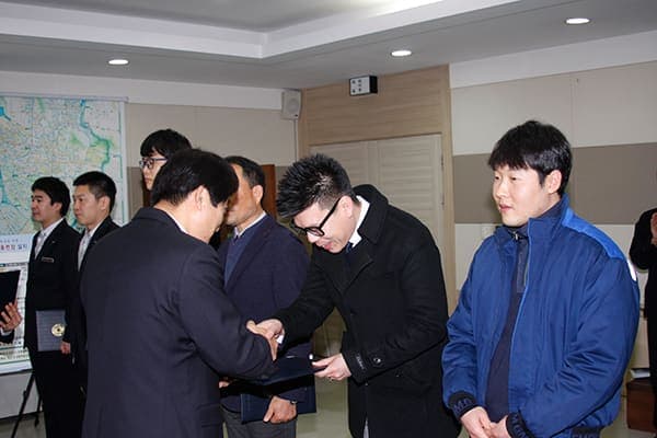 인천광역시장상 표창 수상 사진 1