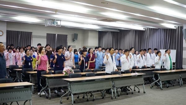 8월 월례조회 사진 1